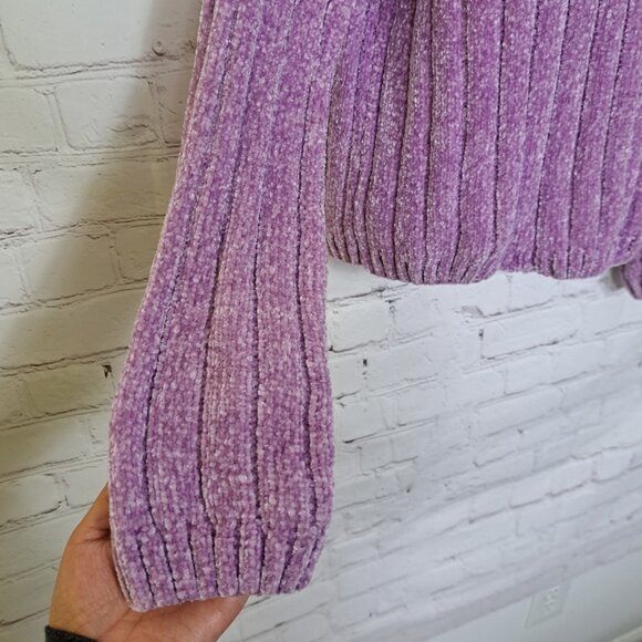 No Boundaries Fuzzy Ribbed Sweater Size Small - Picture 4 of 9